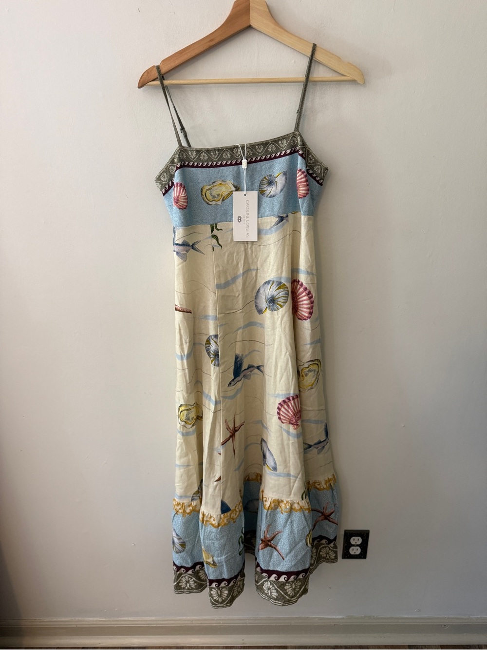 Caroline Constas Sea Life Print Maxi
Dress - Blue and Green - Picture 4 of 9